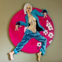 outstanding Miley Cyrus painting by Amalee